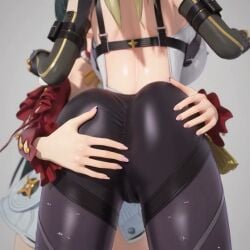 2girls 3d ai_generated animated ass ass_focus ass_grab ass_shake astra_yao big_ass big_breasts blonde_female blonde_hair blush bodysuit breasts cameltoe dark_hair dress earrings evelyn_chevalier grabbing_another's_ass holding_hands hoyoverse huge_ass large_breasts mihoyo necklace sound tagme thick_thighs thighs video webm wide_hips yuri zenless_zone_zero