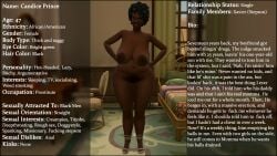 3d big_nipples black_hair candice_prince(sim_doe) caption character_sheet curvy curvy_body curvy_female curvy_figure curvy_hips curvy_thighs dark_skinned dark_skinned_female english_subtitles english_text hairy_pussy high_heels high_resolution mature mature_female mature_woman milf milf_body naked naked_female nude nude_female original_character original_characters sagging_breasts saggy_breasts sim_doe text the_sims the_sims_4 thick thick_ass thick_hips thick_legs thick_lips thick_thighs veiny_breasts