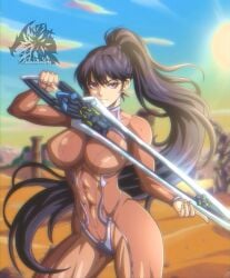 1girls 2026 2d 2d_(artwork) alluring asian asian_female big_breasts black_hair bodysuit breasts brown_eyes buhonero_arts bursting_breasts curvaceous curvaceous_body curvaceous_female curvaceous_figure curvaceous_hips curvy curvy_body curvy_female curvy_figure curvy_hips desert enticing eve_(stellar_blade) female high_resolution highres hips hourglass_figure huge_breasts large_breasts light-skinned_female light_skin long_hair looking_at_viewer massive_breasts ponytail seducing seductive seductive_look shift_up shiny shiny_clothes skin_suit_(stellar_blade) skin_tight stellar_blade sword teasing teasing_viewer temptation tempting tempting_viewer thick thick_breasts thick_hips thick_thighs tight_clothes tight_clothing voluptuous voluptuous_female weapon wide_hips