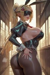 1female 1girls 2026 absurd_res absurd_resolution absurdres ai ai_art ai_generated ass ass_bigger_than_head ass_crack background bare_legs bare_thighs bedroom big_ass big_breasts big_butt black_bunny_ears black_bunnygirl_costume black_bunnysuit black_eyewear black_latex black_leotard black_mask blind blind_female blindfold blindfolded blonde-haired_female blonde_eyebrows blonde_female blonde_hair blonde_hair_female blush blush_lines boobs_out bottom_heavy bowtie breasts breasts_bigger_than_head breasts_out brown_areola brown_areolae brown_areolas brown_nipples bubble_ass bubble_butt bunny_ears bunny_girl bunny_tail bunnysuit busty buttocks curvaceous curvaceous_body curvaceous_female curvaceous_figure curves curvy curvy_body curvy_female curvy_figure curvy_hips erect_penis exposed_breasts exposed_nipples eye_mask eyes_covered eyewear female female_focus female_only female_soldier furniture glossy_lips hair_ornament hairband hairclip hand_on_furniture heavy_breasts hi_res high_quality high_resolution highres hourglass_figure hourglass_figured_female hoyoverse huge_breasts huge_thighs indoors inside large_ass large_breasts large_butt large_hair large_thighs latex latex_bodysuit latex_clothing latex_sleeves legs_out_of_frame leotard light-skinned_female light_skin lipstick long_hair long_hair_female long_sleeves low-angle_view lyuraiart mask masked masked_female meaty_thighs messy_hair mihoyo mihoyo_technology_(shanghai)_co._ltd. narrow_waist oiled_body oiled_breasts oiled_skin patreon pear-shaped_figure pink_hair_ornament pink_hairclip playboy_bunny playboy_bunny_costume playboy_bunny_leotard playboy_outfit ponytail posing posing_for_the_viewer red_ears revealing revealing_clothes round_ass round_butt sexy sexy_body sexy_female shiny_boobs shiny_breasts shiny_clothes shiny_hair shiny_lips shiny_skin shiny_tits side_view sidelocks smooth_skin soldier solo solo_female solo_focus stable_diffusion standing steam steaming_body steamy straight straight_hair sweat sweatdrop sweating sweaty sweaty_ass sweaty_body sweaty_boobs sweaty_breasts sweaty_butt sweaty_thighs sweaty_tits tagme thicc thicc_thighs thick thick_thighs top_heavy top_heavy_breasts trigger_(zenless_zone_zero) tummy twerk twerking video video_game_character video_games voluptuous voluptuous_body voluptuous_female warm_colors warm_lighting wet wet_body wet_boobs wet_breasts wet_skin wet_tits wide_thighs yellow_background yellow_eyebrows yellow_hair zenless_zone_zero