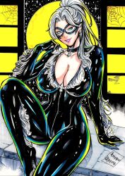 black cat (marvel) from marvel by adriano oliveira