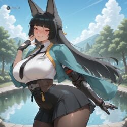 hoshimi miyabi from hoyoverse by gitaniai