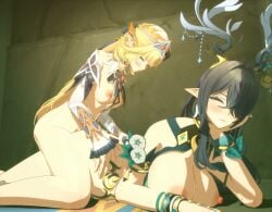 1futa 1girls 3d 3d_animation anal anal_sex animated antlers big_ass big_breasts blender_(software) blush breasts child_bearing_hips deer_antlers deer_girl female futa_on_female futa_with_female futanari genshin_impact hand_on_ass hand_on_head hand_on_hip hat hips hoyoverse lauma_(genshin_impact) long_ears loop looping_animation mihoyo mommy mp4 nicole_reeyn_(genshin_impact) nipples on_belly on_top on_top_of_another partially_clothed passengerlamp prone_bone relaxing size_difference tagme thighs video