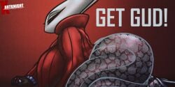 1girls all_fours anthro ass big_ass big_breasts black_body breasts bubble_butt busty caption clothing fat_ass female female_only hollow_knight hollow_knight:_silksong hornet_(hollow_knight) huge_ass huge_breasts insect_girl kneeling large_ass large_breasts lingerie looking_at_viewer mask on_knees pantyhose solo sweater text thick_ass xartknight