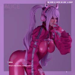 1girls 2025 3d 3d_(artwork) alice_(nikke)_(cosplay) alluring asian asian_female ass_up big_breasts bodysuit breasts cosplay curvaceous curvaceous_body curvaceous_female curvaceous_figure curvaceous_hips curvy curvy_body curvy_female curvy_figure curvy_hips enticing eve_(stellar_blade) female headphones hips hourglass_figure jacket koogt light-skinned_female light_skin long_hair looking_at_viewer seducing seductive seductive_look seductive_pose shift_up shiny shiny_clothes skin_tight stellar_blade teasing teasing_viewer temptation tempting tempting_viewer text thick thick_breasts thick_hips thick_thighs tight_clothes tight_clothing voluptuous voluptuous_female white_hair wide_hips