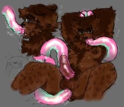 1male 2d 2d_(artwork) 2d_artwork anal anal_sex bear bear_ears bee_swarm_simulator chest_fur chest_tuft chubby chubby_male dark-skinned_male deep_penetration deepthroat digital_drawing_(artwork) digital_media_(artwork) drawing experiment fanon_design fur gijinka gummy_creature hairy hairy_male implied_cum_inside implied_deep_penetration implied_deepthroat kemonomimi male_only messy_hair messy_linework motion_lines older_male oral oral_penetration oral_sex precum pubic_hair roblox roblox_game saliva saliva_drip saliva_trail science_bear_(bee_swarm_simulator) scientist self_upload sucking sucking_penis suction_tentacles sweat sweating sweaty_body tentacle tentacle_in_mouth tentacle_sex tentacles_in_ass tentacles_on_male thrusting thrusting_into_ass tied_up yayyoranges
