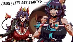 dawizurd lewdtuber mistressm sif_avellana slightly_evil squirrel succubus vtuber