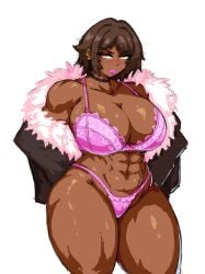 1girls cleavage female female_only huge_breasts human large_breasts limbus_company lingerie littleteze outis_(limbus_company) project_moon revealing_clothes standing voluptuous