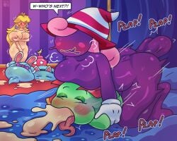 1dickgirl 2026 2d 2d_(artwork) 5girls ass big_ass big_breasts big_butt boo_(mario) breasts cum cumming dialogue dickgirl english english_dialogue english_text female futa_on_female futanari ghost ghost_girl hi_res high_resolution highres huge_cock lady_bow marathon_sex mario_(series) onomatopoeia paper_mario paper_mario:_the_thousand-year_door paper_peach plap plapping princess_peach tagme text tmogumi trans_woman transfem vivian_(paper_mario) vomiting_cum waddling_head