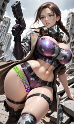 ai_art ai_generated ai_generated_art ai_generated_image aikunoichi anime ass bikini booty bra breasts cyberpunk dynamic_angle dynamic_pose ecchi hentai huge_ass huge_boobs huge_breast lace lara_croft lewd lingerie nsfw pantie panties patreon rule34 sexy sexy_body sexy_pose sfw solo_female tomb_raider