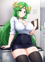 palutena from kid icarus by canadiananiguy