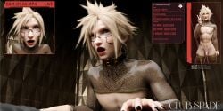 cloud strife from blacked by sadocrimson3d