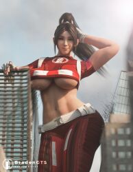mai shiranui from fatal fury by bradengts