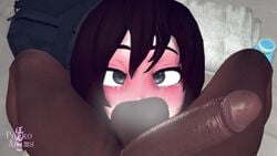 3d ahe_gao animated ball_sniffing ball_worship black_hair blushing cross-eyed dark-skinned_male facesitting interracial large_penis maledom musk musky_balls musky_cock penis ponkosfm red_hair red_highlights ruby_rose ruby_rose_(skuddbutt) rwby silver_eyes sound testicles video