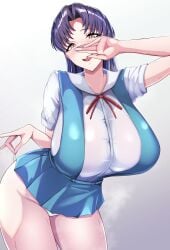 misato katsuragi from neon genesis evangelion by blueberry kingdom