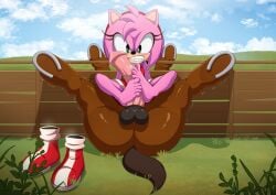 amy rose from project x love potion disaster by the dark mangaka