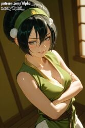 toph bei fong from avatar the last airbender by alphai