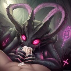 1boy 1girls abused_male ai_assisted ai_generated athletic_female blowjob breasts broodmother chitin cock_hungry cum cum_dripping_from_mouth cum_gushing_from_mouth cum_hungry cum_in_mouth cumming_in_mouth deep_suction demon_female demonic demonic_creature dominant_expression dominant_female doomed doomed_penis draining_penis drinking_cum ejaculation erect_penis erection feeding_on_cum feeding_on_penis fellatio fellatio_domination fellatio_frenzy fellatio_horror fellatio_reverse_rape female female_demon forced_blowjob forced_orgasm forced_to_cum forced_to_ejaculate glowing_eyes glowing_runes grotesque handjob_while_sucking harvesting_cum hell hellish holding_penis horror horror_fellatio human human_penetrating hunting_penis in_hell insectlike insectoid light-skinned_male long_neck magical male menacing milking_penis monster_girl monster_on_male monster_rape nightmare_creature nightmare_fuel nonconsenting_male nonhuman oral oral_breeding oral_creampie oral_sex orgasm penis penis_abuse penis_consumed penis_in_danger penis_in_hell penis_in_mouth penis_predator pink_eyes predatory_fellatio preying_on_penis purple_skin raped_male reverse_forced_oral runes scary sucking_glans sucking_penis tendrils tentacle teratophilia terrifying unholy unsettling unwanted_fellatio wetnightmare what where_is_your_god_now