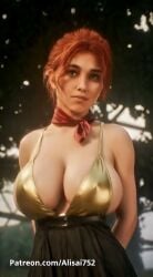 3d 3d_animation ai_generated alisai752 animated clair_obscur:_expedition_33 female female_only huge_breasts maelle_(clair_obscur:_expedition_33) tagme video