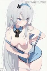 1girls ai_generated animated animation cute female fevideos hi_res highres naked nude original_character sex small_breasts solo straight striptease tagme video
