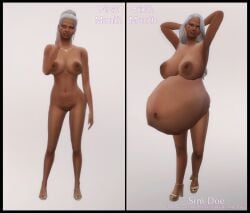 3d big_breasts big_nipples egyptian egyptian_female english_text gilf high_heels huge_belly hyper_pregnancy long_hair mature mature_female mature_woman naked naked_female nude nude_female old_woman older_female original_character original_characters ponytail pregnancy pregnancy_progression pregnant pregnant_belly pregnant_female revealing_clothes revealing_clothing revealing_outfit shaved_pussy sim_doe size_comparison size_difference text the_sims the_sims_4 veiny_breasts white_hair yasmine_safar(sim_doe)