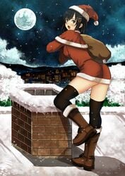 ass christmas garimpeiro nopan thighhighs