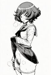akiyama yukari from girls und panzer by aquaberrymarine