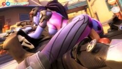 1boy 1girls 3d 3d_animation animated ass breasts breasts_out female female_on_top female_penetrated jellyfishjubilee male moan moaning nipples overwatch penetration reaper saberwolf8 sex sound sound_effects tagme tits_out toasted_microwave video voice_acted widowmaker