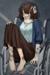 abuse after_rape after_sex after_vaginal blood_stain broken_neck broken_rape_victim bruises cum_stain deflowering disability disabled raped raped_female raped_girl riza_henderson sexual_assault teenage_girl used_condom wheelchair wound wounded yumeship yumeshipping