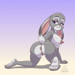 2025 4_fingers 4_toes all_fours anthro anus areola artist_logo ass bedroom_eyes breasts buckteeth cel_shading countershade_face countershade_tail countershade_torso countershading dipstick_ears disney ear_markings eyebrows eyelashes feet female fingers floppy_ears fur gradient_background grey_body grey_eyebrows grey_fur hand_on_hip hi_res judy_hopps lagomorph leporid logo looking_back lop_ears mammal multicolored_ears narrowed_eyes nipples nude pink_anus pink_areola pink_inner_ear pink_nipples pink_nose pink_vulva presenting presenting_hindquarters purple_background purple_eyes pussy rabbit sammfeatblueheart seductive shaded shadow signature simple_background smile smirk solo tail teeth toes vulva white_body white_fur yellow_background zootopia