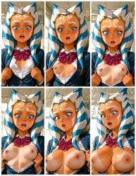 ahsoka_tano ai_generated breast_expansion large_breasts small_breasts star_wars
