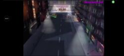 1boy 2girls 3d animated black_hair blonde_hair doggy_style female_ejaculation female_masturbation masturbation pinks rooftop tagme video