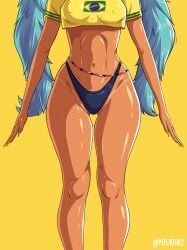 brazilian miku from vocaloid by yolkiin