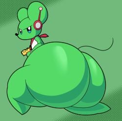 ass_bigger_than_head ass_focus cyandrive98 green_body green_skin huge_ass huge_thighs mouse oc squeak_(cyandrive98) tagme thighs_bigger_than_head