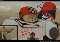 3d baronaces black_hair blood_on_face blood_stain blush cum cum_drip cum_dripping_from_penis die_of_death_(roblox) forsaken forsaken_(roblox) handjob hotdog_(die_of_death) mask red_hat request roblox roblox_game roblox_studio robloxian self_upload slasher_(forsaken) white_body yi_xi_(synthesizer_v)