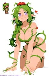 archapxl dryad dryad_(terraria) pixel_art skimpy_clothes tagme terraria