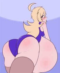 1girls anal_vore animated belly_bulge breasts fat female female_pred larger_female pred prey starcross_(character) starcrossing tagme vore vore_belly