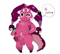 1nonbinary big_penis breasts cookie_run cookie_run_ovenbreak hairy hairy_breasts hairy_chest ilovemagpieredart lychee_dragon_cookie magpiered male male_presenting masculine_presenting nonbinary not_futa only_cock pubic_hair