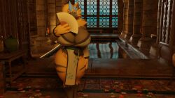 aurora_(nbanoob) big_breasts breasts cleavage female furry huge_breasts mystical_phox pokemon pokemon_(species) thick_thighs wide_hips zeraora