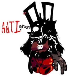 11:12 2020s 2024 2d aliasing anthro anthro_only antigram big_breasts black_body black_fur black_hair breasts brown_gloves bunny bunny_ears bunny_girl chomporwhatever digital_drawing_(artwork) digital_media_(artwork) ear_piercing eyebrows eyelashes femgram furry furry_female furry_only geometry_dash gloves jpeg long_hair no_pupils red_clothing red_pants red_piercing tagme tank_top text torn_clothes torn_clothing torn_pants torn_shirt white_eyes white_text