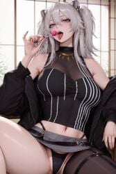 shishiro botan from hololive by leorna