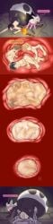 absurd_res anus arachnid arthropod comic egg eggfication english_text female female_pred genitals hi_res human kumo_desu_ga_nina_ka kumodesuganinaka kumoko long_image male male_prey mammal oviposition poisonsneksoffie so_i'm_a_spider_so_what? spider tall_image text transformation unbirthing vaginal_penetration vore vulva