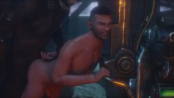 2boys 2male anal anal_sex anal_sex big_ass black_hair david_king dbd dead_by_daylight dominant dominant_male domination evan_macmillan gay gay_sex male male/male male_only male_penetrated male_penetrating male_penetrating_male mask masked pleasure_face rysxxx the_trapper