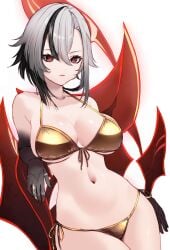 1girls arlecchino_(genshin_impact) artist_request female genshin_impact solo solo_female tagme unknown_artist