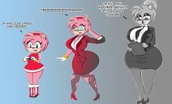 amy_rose big_breasts corporatification exocomics identity_death patreon_release sonic_(series) tagme