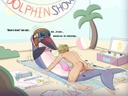2024 anal anal_orgasm anal_sex animal_genitalia animal_penis anjydrawslewd ass aviator_cap aviator_goggles ball balls beach_background beach_ball blonde_hair bodily_fluids cardboard_cutout cetacean cetacean_genitalia cetacean_penis cetacean_tail clothing cum cum_drip cum_in_ass cum_inside discarded_bottomwear discarded_clothing dolphin dolphin_tail dripping duo duo_focus ejaculation embarrased_horny embarrassed embarrassed_male erection feet feral feral_penetrated flower_accessory from_front_position genital_fluids genitals group hair hands-free headgear hi_res human human_on_feral human_penetrating indoor_pool indoor_sex inflatable interspecies interspecies_bestiality larger_male lei lube_bottle lying male male/male male_on_feral male_penetrated male_penetrating male_penetrating_male mammal marine missionary_position nude nude_male on_back orgasm penetration penile penile_penetration penis penis_in_ass pupil sex sex_toy shy size_difference small_dom_big_sub smaller_human sweat sweatdrop swimming_pool tail tail_butt tapering_penis text toothed_whale zoophilia
