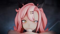 1boy 1girls 3d blowjob cum cum_in_mouth fellatio female hoyoverse light-skinned_female light-skinned_male light_skin male male/female male_pov mihoyo minkoanimation nicole_demara oral penis pink_hair pov squishsuccubus tagme video yellow_eyes zenless_zone_zero