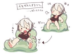 female sakamoto_ahiru slime slime_monster tagme