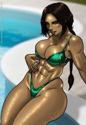 1girls big_ass big_breasts big_thighs breasts bust busty cerberuslives chest curvaceous curvy curvy_figure dark-skinned_female dark_skin digital_media_(artwork) female hips hourglass_figure huge_ass huge_breasts huge_thighs jade_(mortal_kombat) large_ass large_breasts large_thighs legs mature mature_female midway mortal_kombat netherrealm_studios slim_waist thick thick_hips thick_legs thick_thighs thighs voluptuous waist wide_hips
