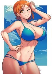 1girls female gez1313 nami_(one_piece) one_piece solo solo_female tagme